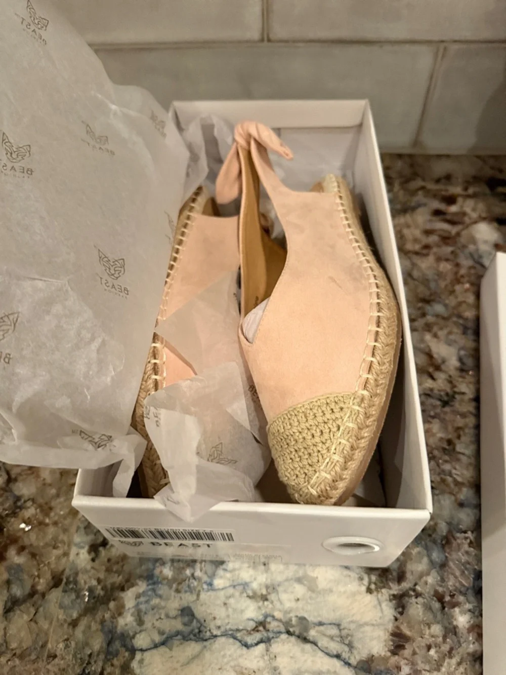 Beast‎ Espadrille Slingback flats